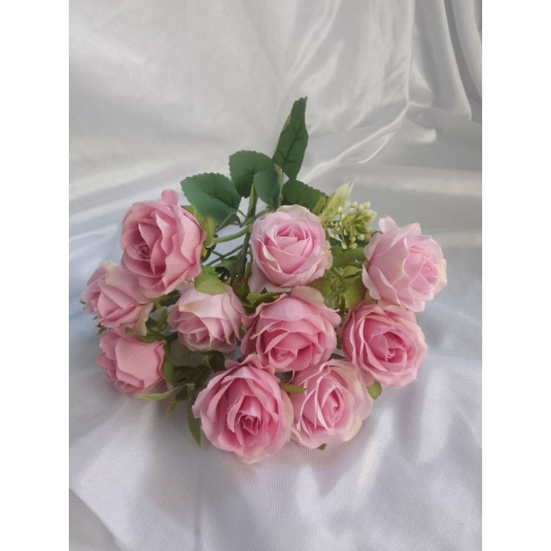 BUNGA ARTIFICIAL MAWAR MINI /BUNGA PALSU UNTUK BUKET/BUNGA DEKORASI