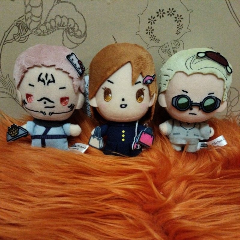 Official Merch Jujutsu Kaisen Sanrio Plush - Nanami Sukuna Nobara