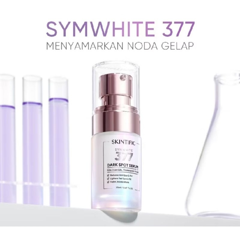 SKINTIFIC symwhite 377 dark spot 20ml. serum untuk menghilangkan flek hitam/noda hitam