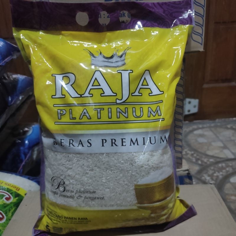 

beras premium raja platinum 5 kg