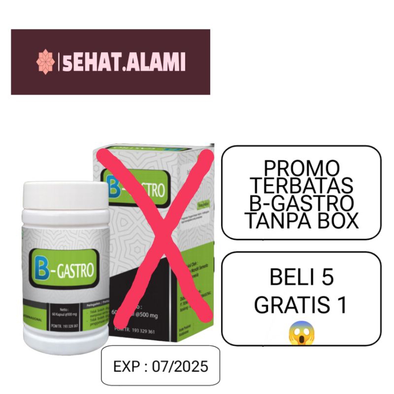 B-GASTRO | TABLET OBAT Asam lambung / Maag / GERD / Magh -Obat Herbal