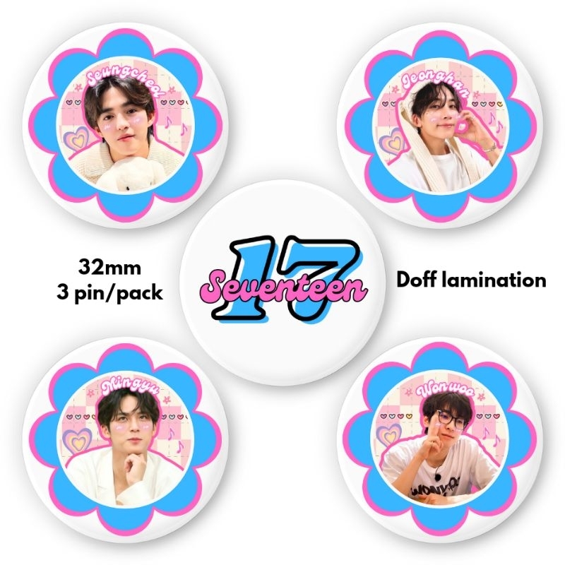 PIN SEVENTEEN/PIN KPOP/PIN LUCU