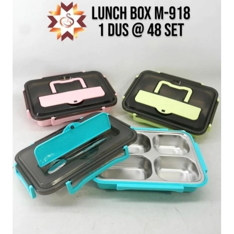 Lunch Box Kotak Makan Stainless Steel • Tempat Makan Stainless Steel
