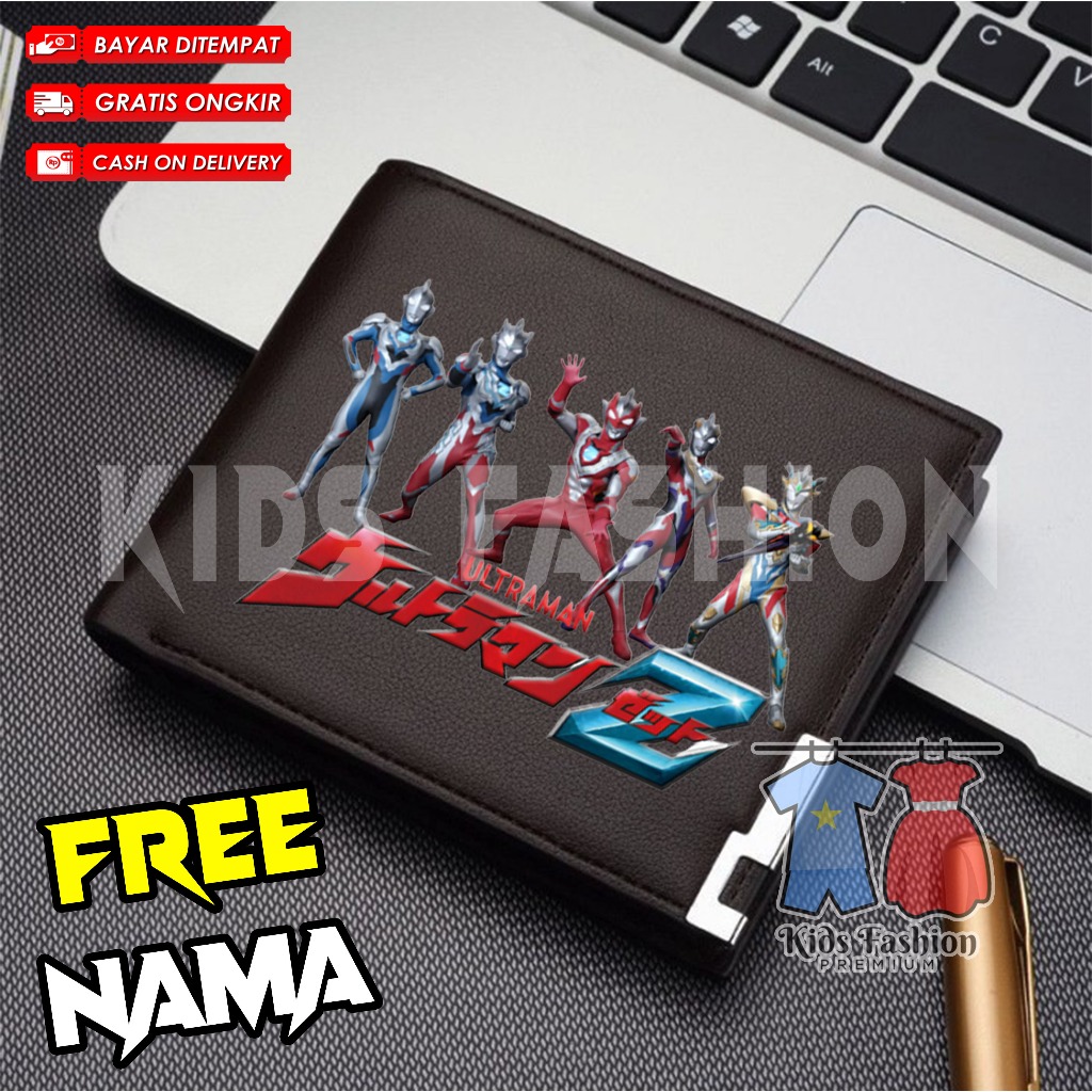 RB BISA COD DOMPET WALLET ULTRAMAN COSMOS ULTRAMAN Z ULTRAMAN GAIA ULTRAMAN LEGEND BAHAN KULIT