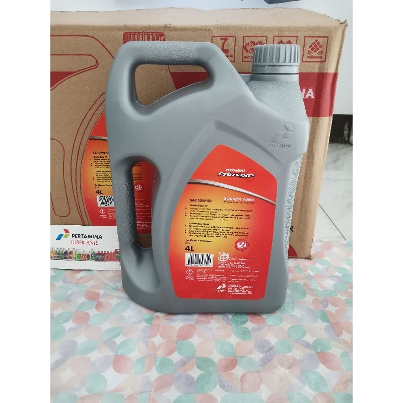 oli mobil prima xp 4 liter isi 6 galon (DUS)