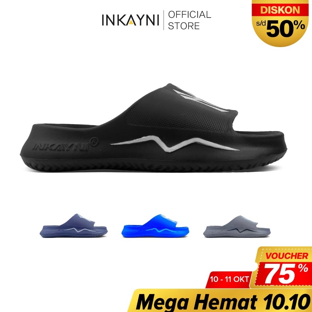 Bagus Banget INKAYNI Sandal Selop Anak LakiLaki Size 335 Anti Slip Bahan Karet YK371B