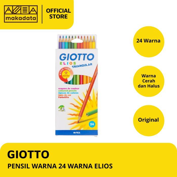 

PENSIL WARNA / COLOR PENCIL GIOTTO 24 WARNA ELIOS MURAH