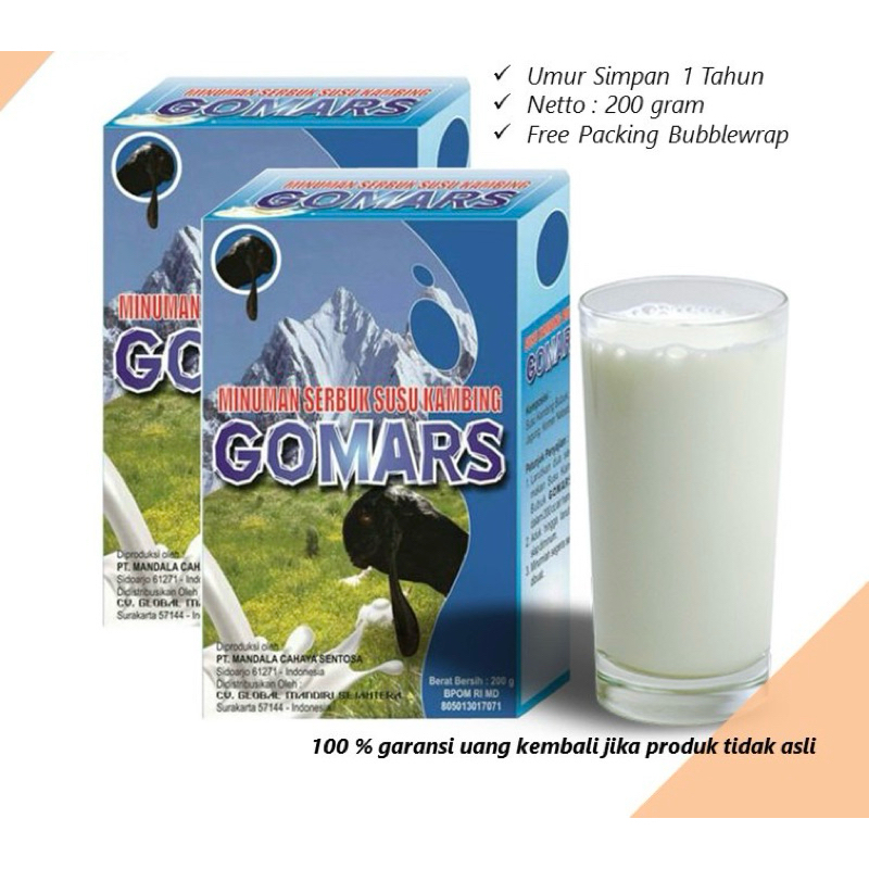 

Susu Kambing Etawa GOMARS PUTIH 100% Asli Original