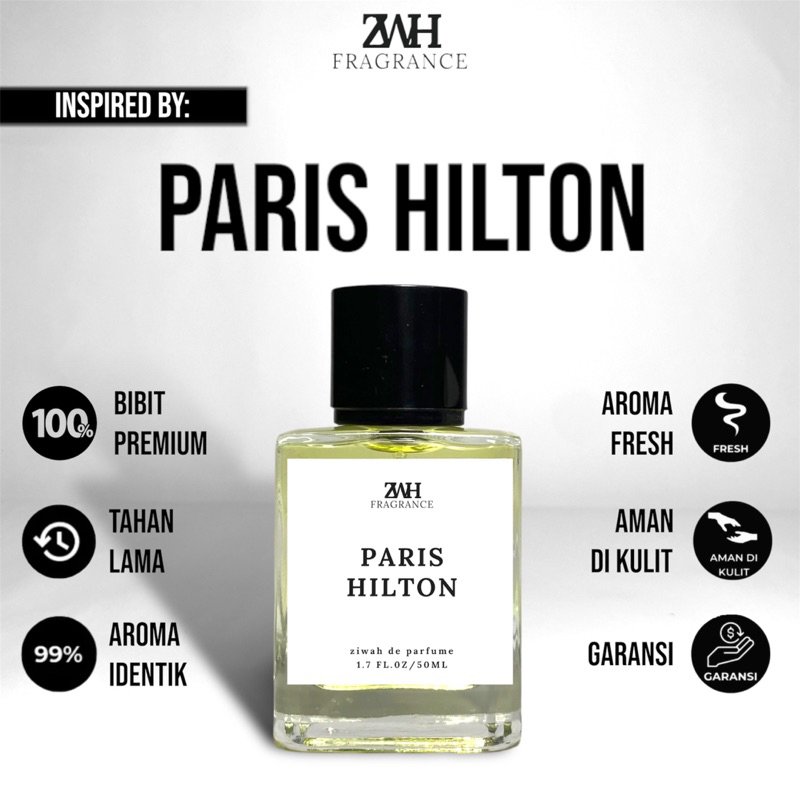 Ziwah Parfume Paris Hilton 50 ML - 30 ML Paris Hilton Kualitas Premium Wangi 24 jam Best Quality