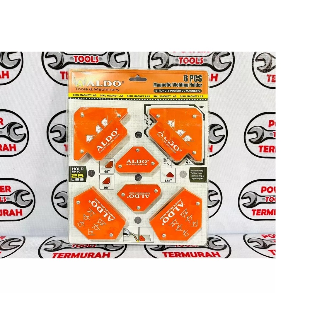 

Siku Magnet Las Set 6 Pcs / Welding Magnet / Smart Welding Arrow Aldo