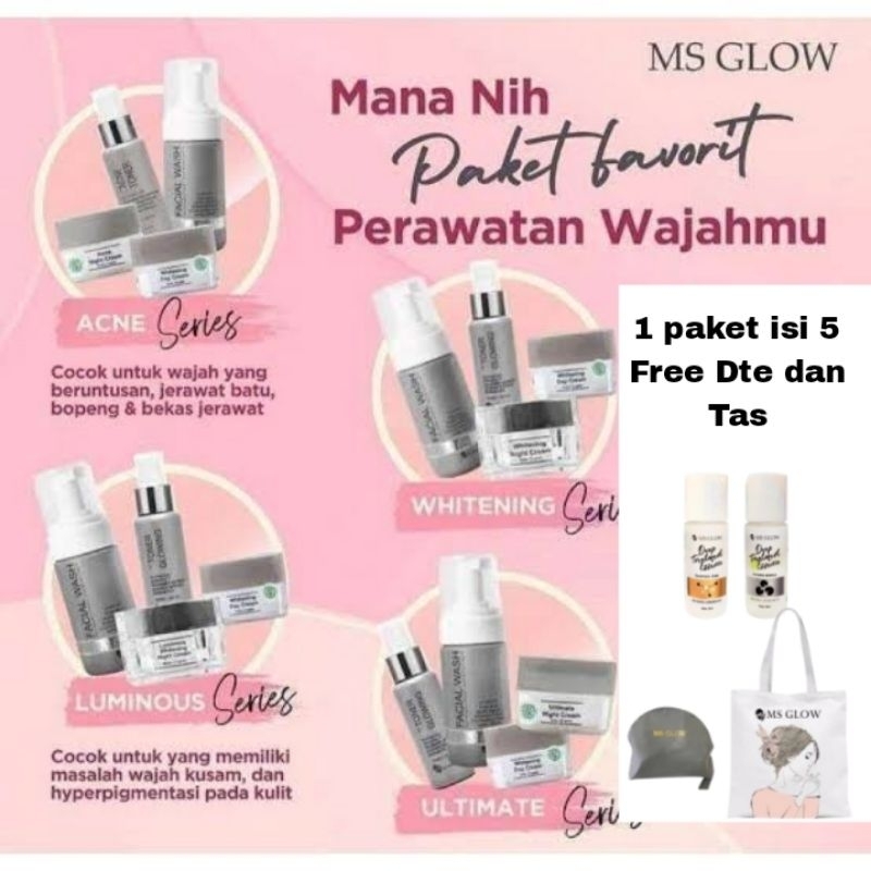 ms glow paket wajah - ms glow whitening - ms glow whitening DNA Cell - ms glow acne - ms glow lumino