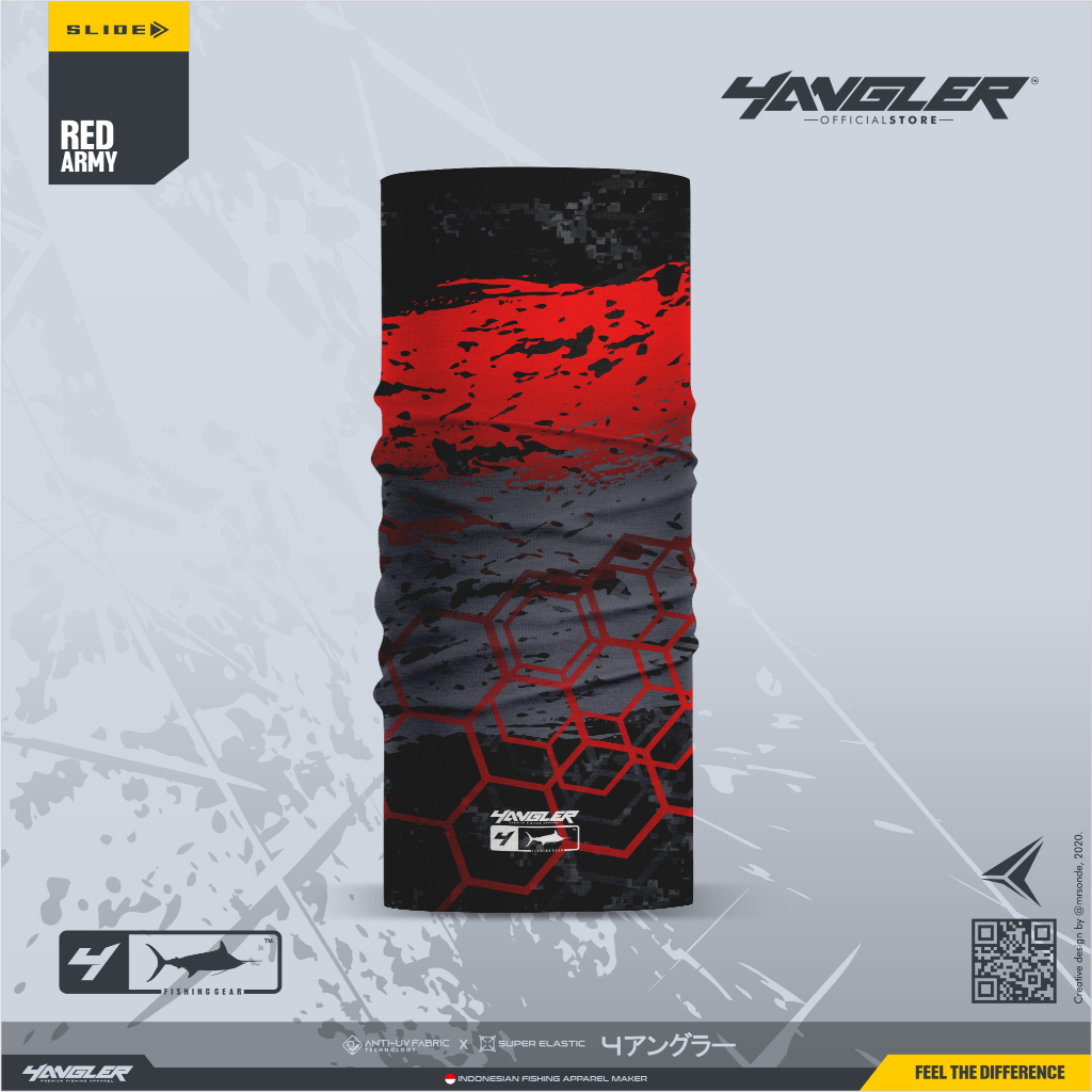 Bandana Mancing 4ANGLER | Buff Mancing 4ANGLER | RED ARMY