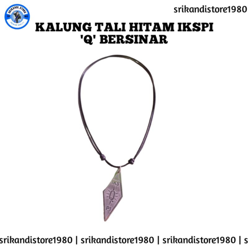 KALUNG TALI HITAM IKSPI 'Q' BERSINAR
