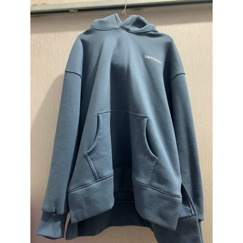 PRELOVED UNTCKD Flare Hoodie Steel Blue