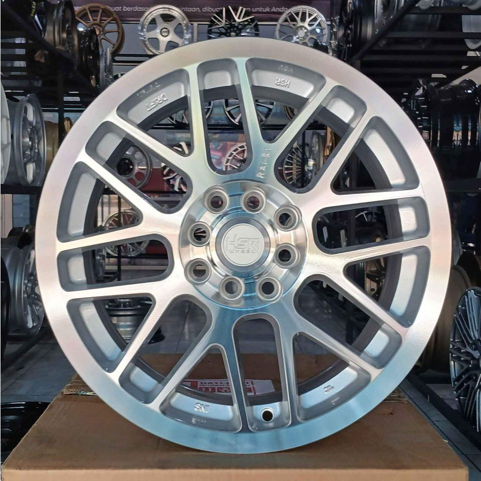 VELG MOBIL AVANZA XENIA JAZZ YARIS LIVINA HSR TYPE RAI-S1 RING 17 SILVER