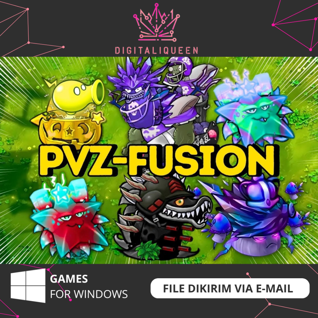 PVZ Fusion Plant vs zombie fusion edition bahasa inggris - game pc - game laptop - game offline
