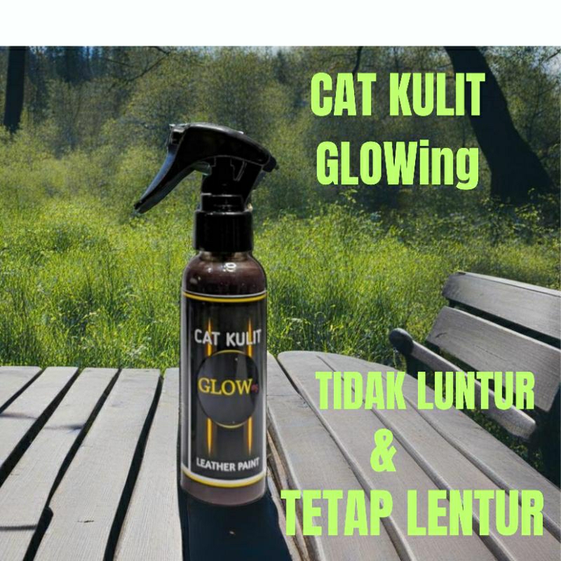 GLOWING Cat tas-Cat sepatu-Cat jaket-Cat kulit asli leatherpaint warna Navy biru dongker