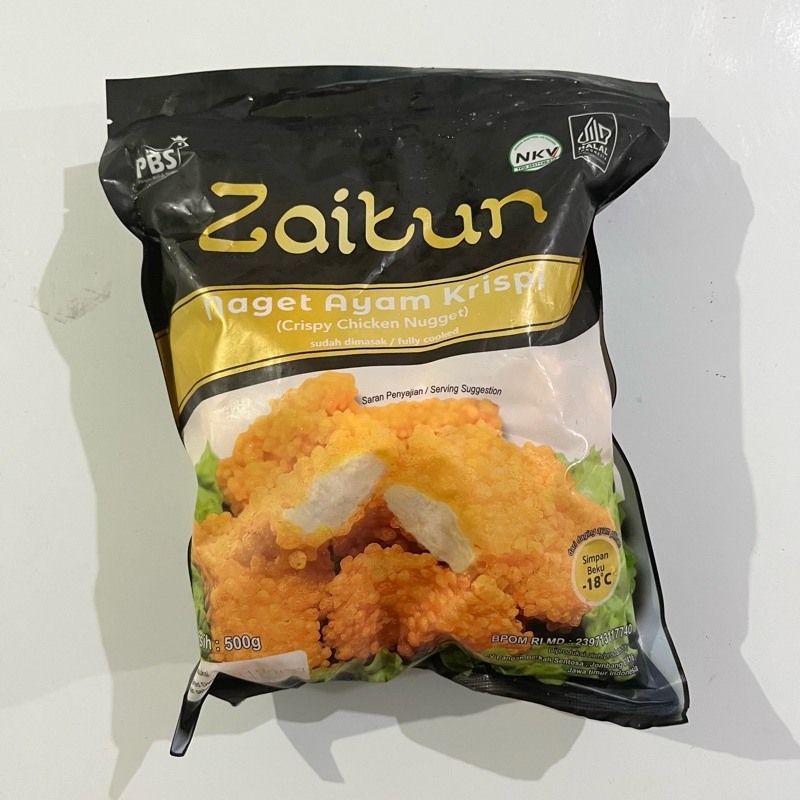 

Zaitun Nugget Ayam Krispi 500g