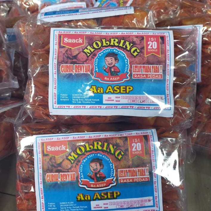 

MOLRING PEDAS ISI 20 GURIH RENYAH TERMURAH HARGA GROSIR