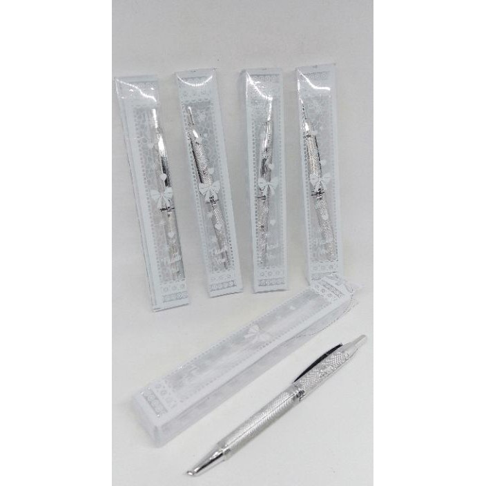 

KP8 ISI 5 PCS SOUVENIR PERNIKAHAN PULPEN SIER KEMASAN MIKA