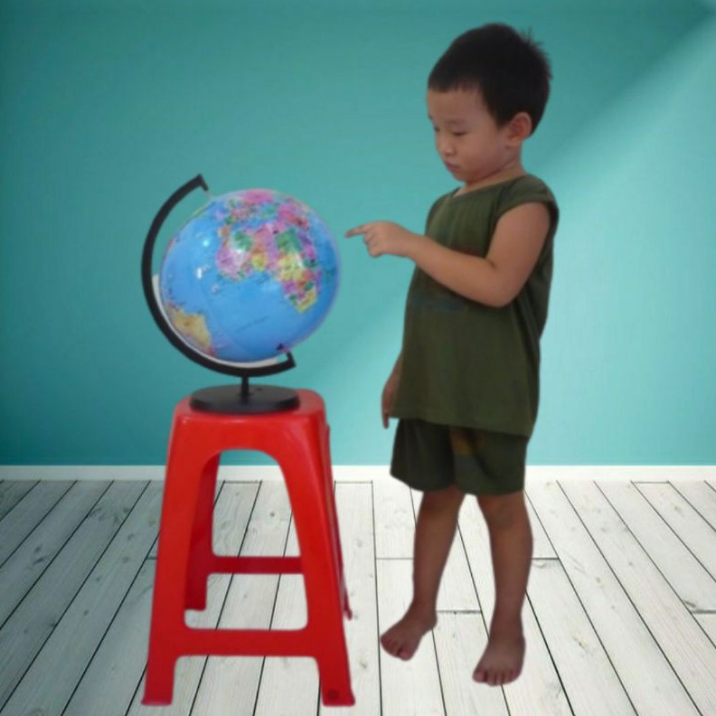 

ART A6I Mainan World Globe Tiup Balon Udara Peta Bola Dunia Bumi Earth