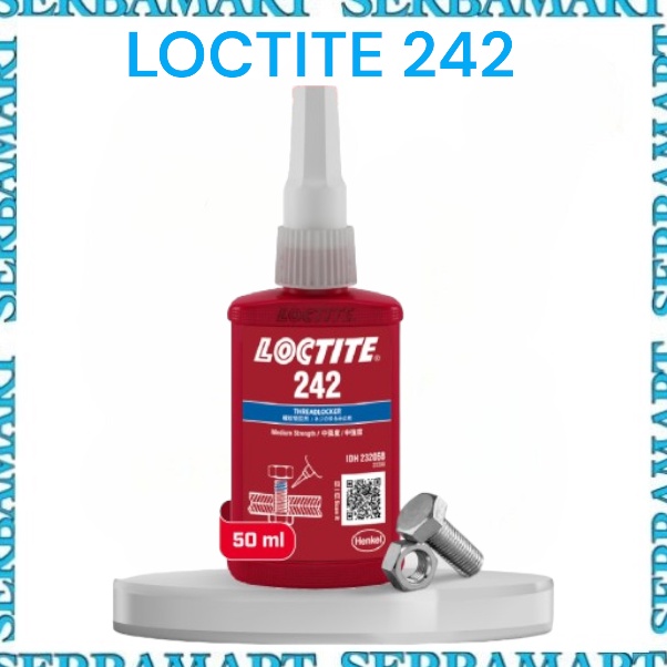 

ART K9D7 LOCTITE 242 Threadlocker Blue Medium Strength 5 ml Lem Baut Loctite 242 5ml