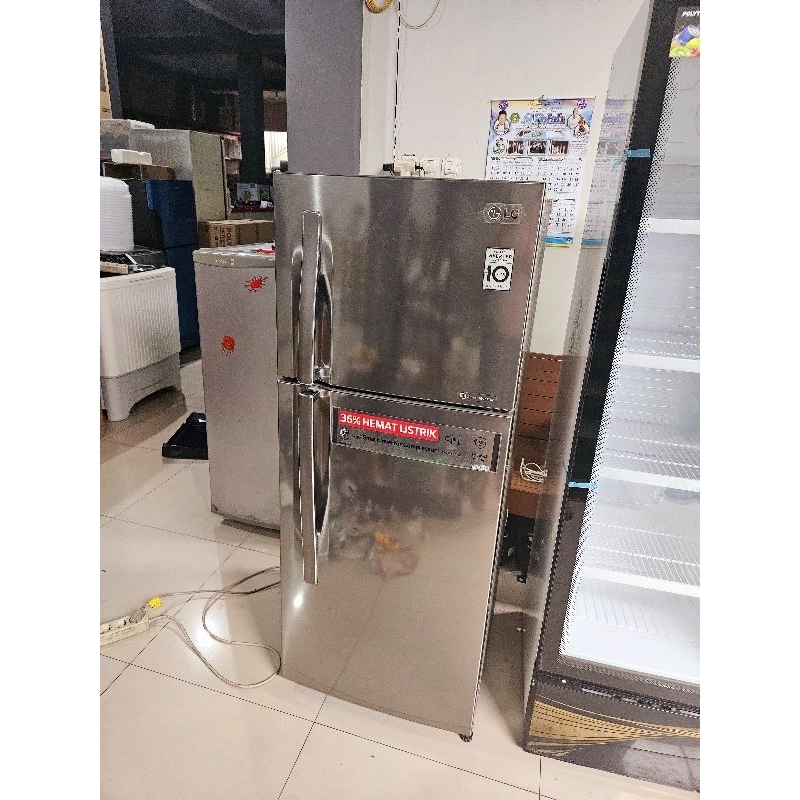 KULKAS 2 PINTU LG INVERTER SEKEN (NOTA)