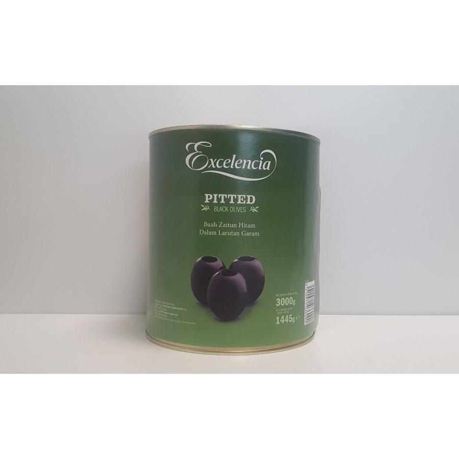 

Black Pitted Olive Excelencia / Buah Olive Hitam Tanpa Biji Excelencia - 3 Kg