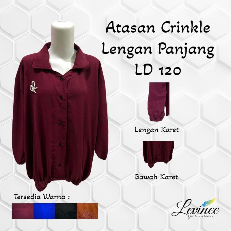 KEMEJA CRINKLE | BLOUSE CRINKLE