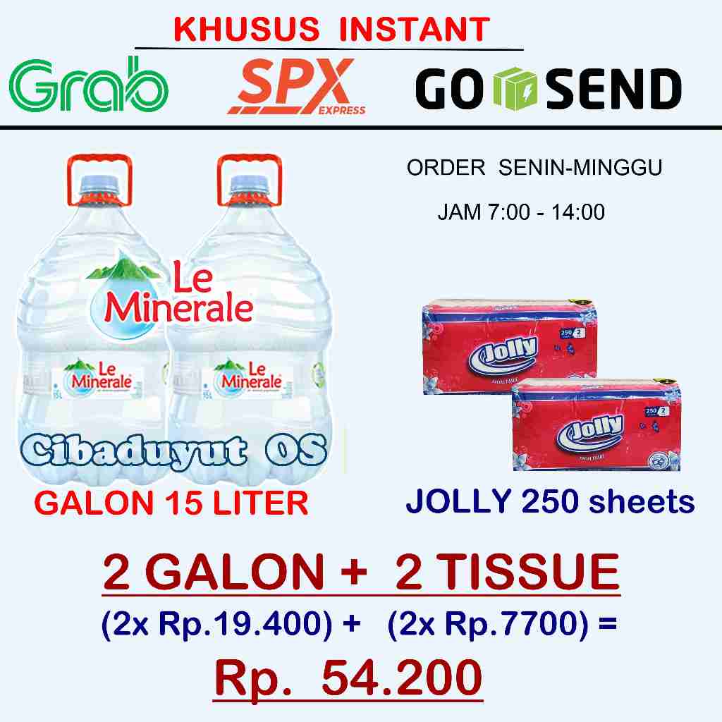 

Forcysn Galon Le Minerale 15 Liter Air Minum Mineral Galon 5 Liter Khusus Spx