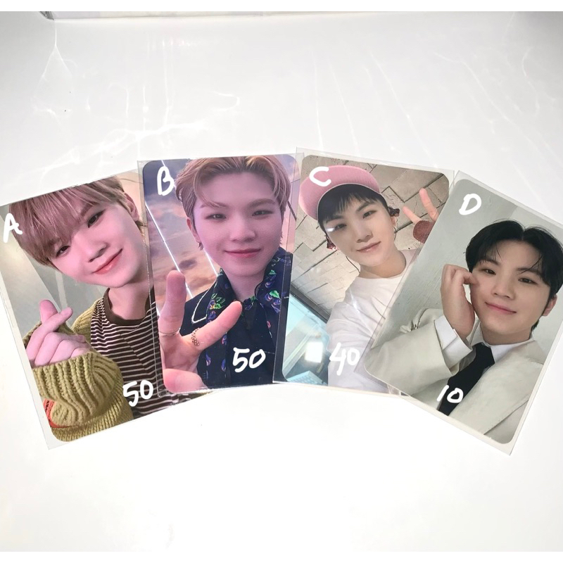 [BACA DESK] photocard pc seventeen WOOZI-AAB WOOZI