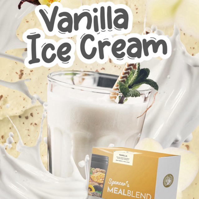 

SPENCER’s MEAL BLEND - VANILLA ICE CREAM - Menu Diet Pengganti Sarapan