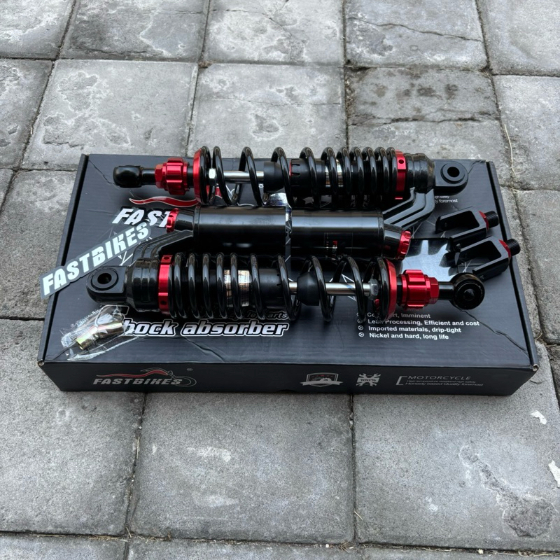 SHOCKBREAKER FAST BIKE COPY KTC BLACK/RED UKURAN 280 320 UNIVERSAL