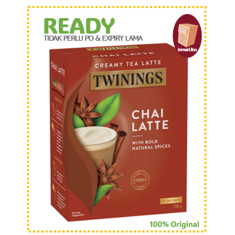 

Twinings Chai Tea Latte | 10 pack/Teh Latte - 100% Original