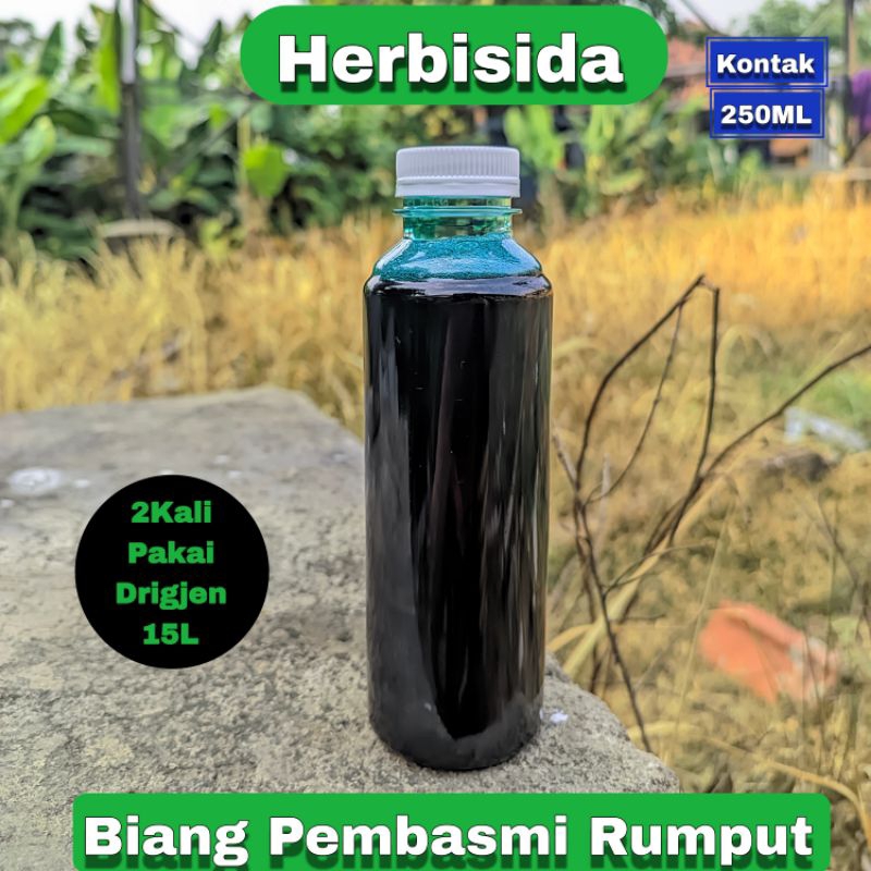 Herbisida Kontak 250ML Pembasmi Rumput Liar Paling Ampuh Berkualitas Biang Pembasmi Rumput