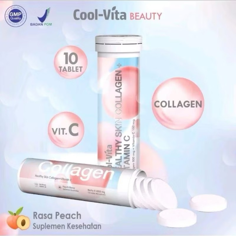 coolvita collagen 10tablet effervescent coolvita kolagen