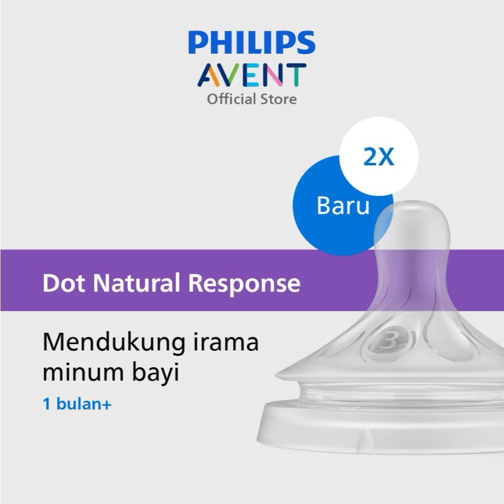 Philips Avent Dot Bayi Botol Susu / Natural Response -Moshikidds-