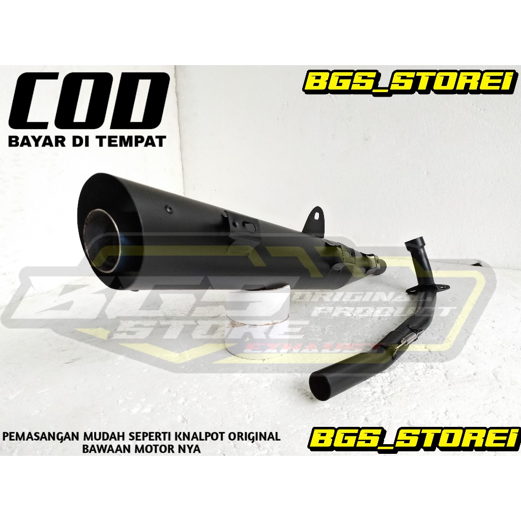 KNALPOT TSUKIGI STANDAR RACING KHARISMA KIRANA SUPRA FIT X 125 ABSOLUTE REVO Dll