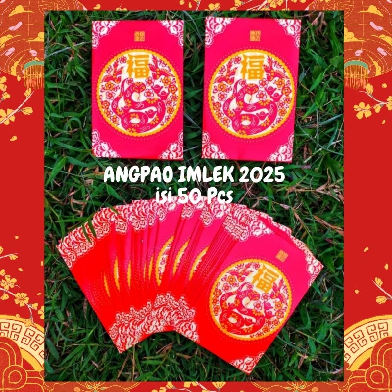

ANGPAO IMLEK 2025 SHIO ULAR NETRAL ISI 50 PCS