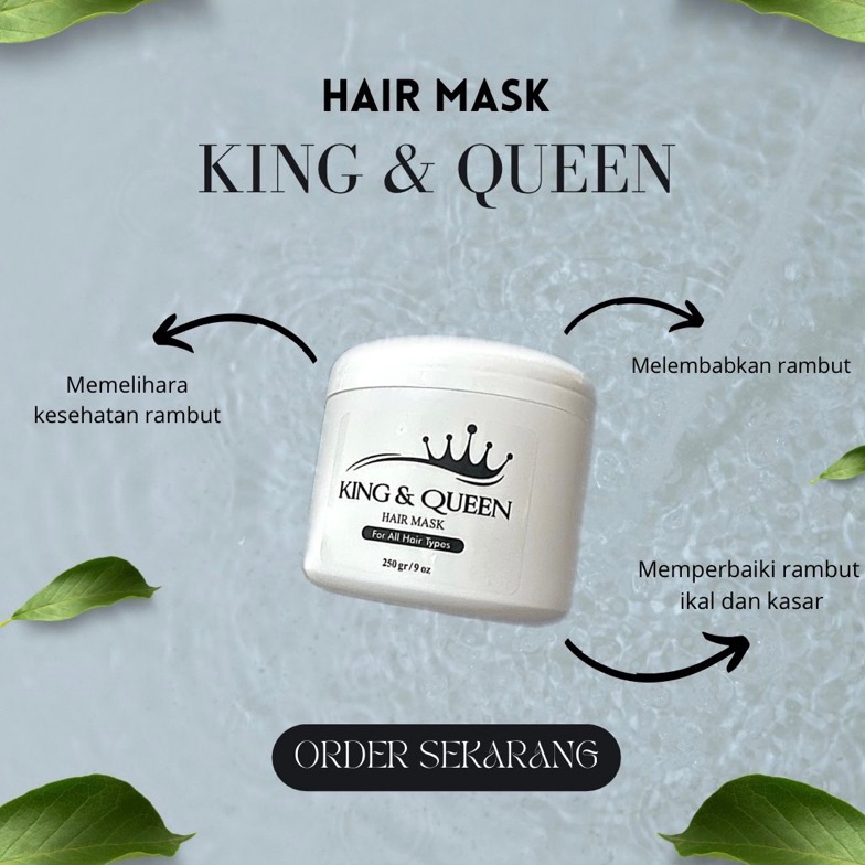 Promosi Menarik KING AND QUEEN HAIR MASK