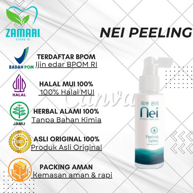 Nei Peeling Spray Penghilang Daki Di Tubuh