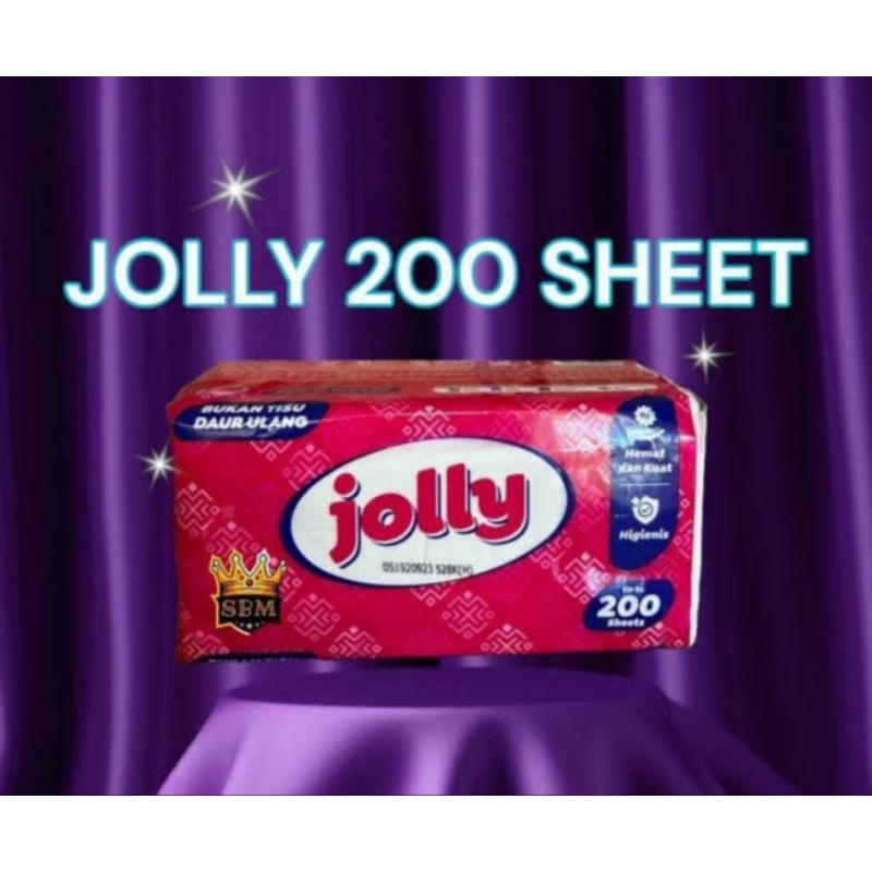 [ PROMO NEW STORE ] TISSUE TISU JOLLY 2PLY 200SHEET / 250SHEET / 560 SHEET