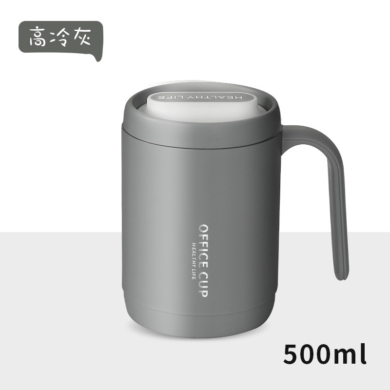 

Ukf5Pc6F4H (Kuliner.Kita) Gelas Mug Office Cup 500Ml Handle Grip 914 Stainless Steel