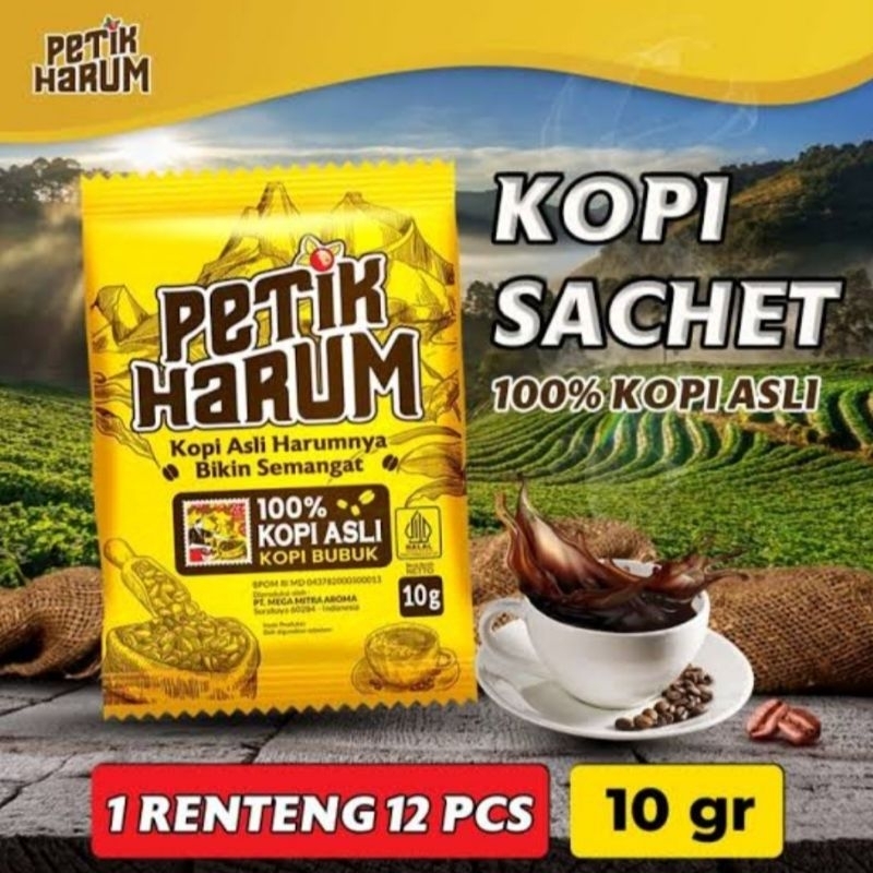 

Kopi Tubruk Halus Petik Harum Renceng 12pcs