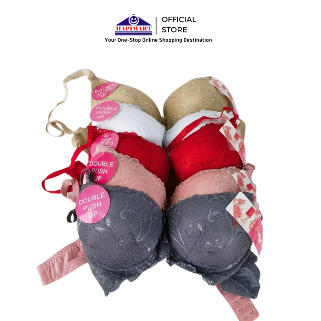 Bra Set BH dan CD Celana Dalam Wanita Setelan Pakaian Dalam Renda Pita Set Bra Push Up Kawat Pakaian