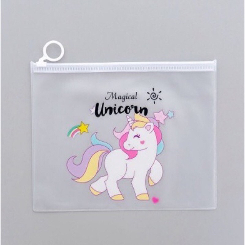 

Pouch Serbaguna Unicorn / Pouch Serbaguna Kaktus/ Zipper Bag / Wadah Resleting Waterprof