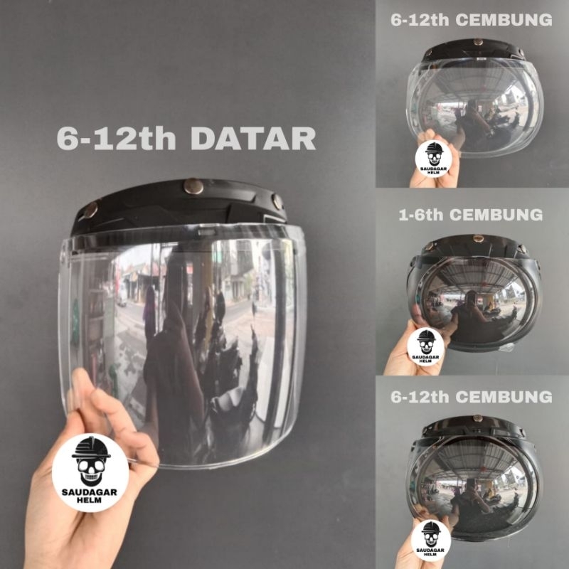Kaca helm bogo retro anak / kaca helm bogo junior kids anak / kaca helm retro bogo anak kids junior 
