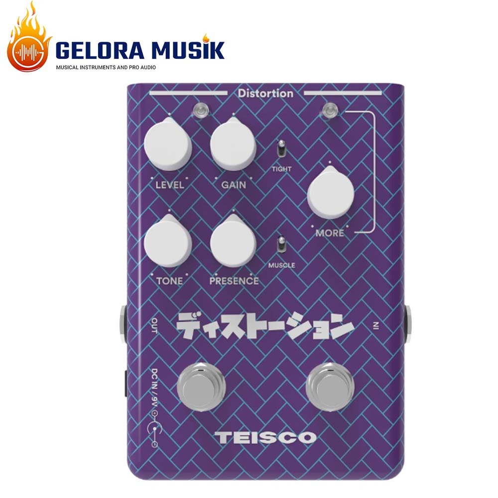 Efek Gitar Pedal Teisco Distortion