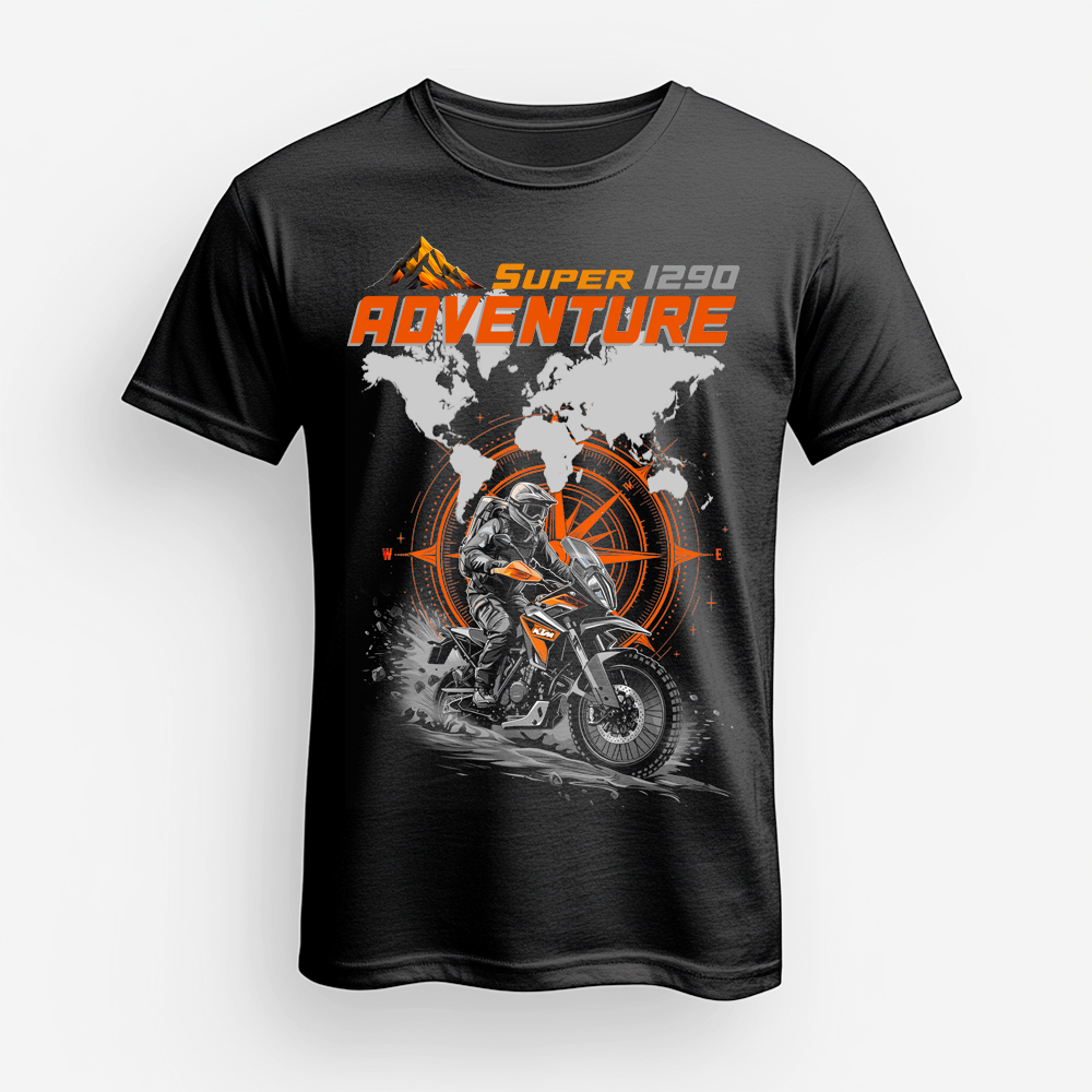 Kaos Motor Distro Adventure Touring - Original Cotton Combed 24s