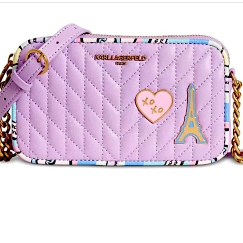 Tas - KARL LAGERFELD KAROLINA PURPLE Crossbody bag